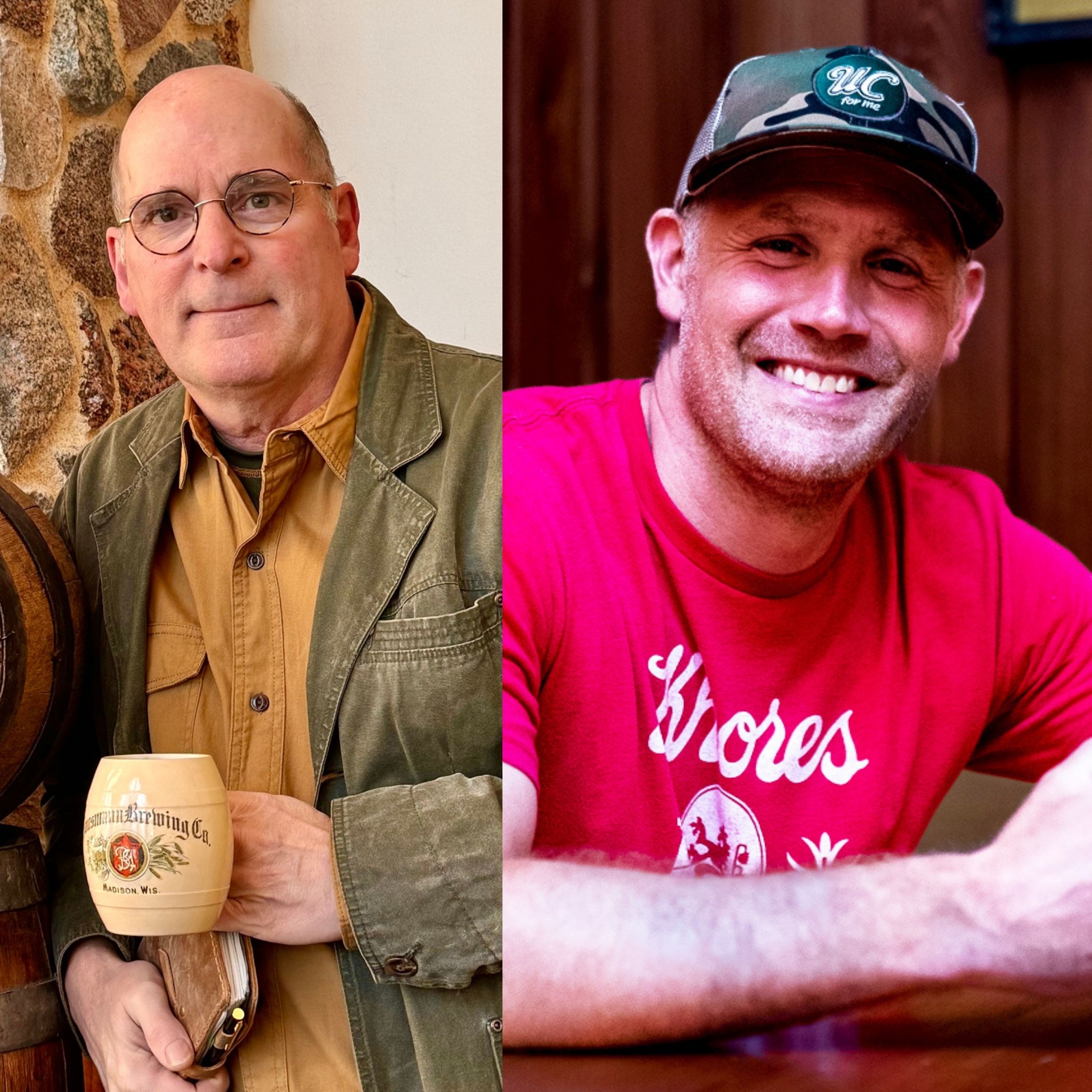 photos of authors Robin Shepard and Jesse Brookstein